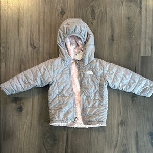 The North Face Mossbud Swirl Reversible Water Repellent Heatseeker Jacket